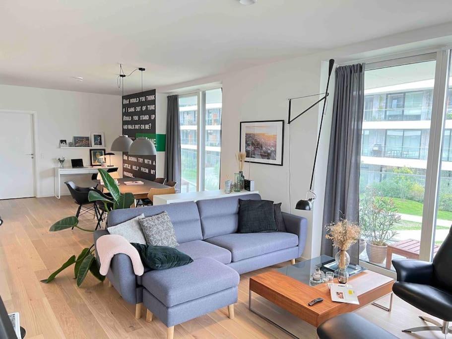 Bo Med Stil Og Udsigt Til Aarhus Lystbadehavn Apartment Exterior foto
